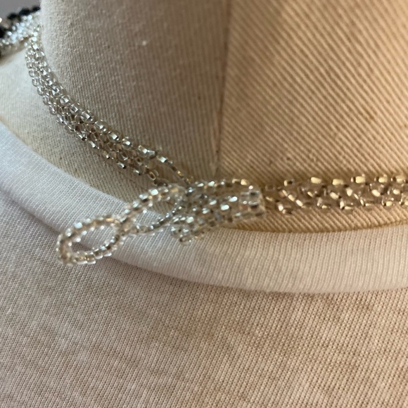 2/$25 16” Beaded chocker necklace with a 4” cascade drop, handmade from‎ Cancun. - Picture 4 of 4
